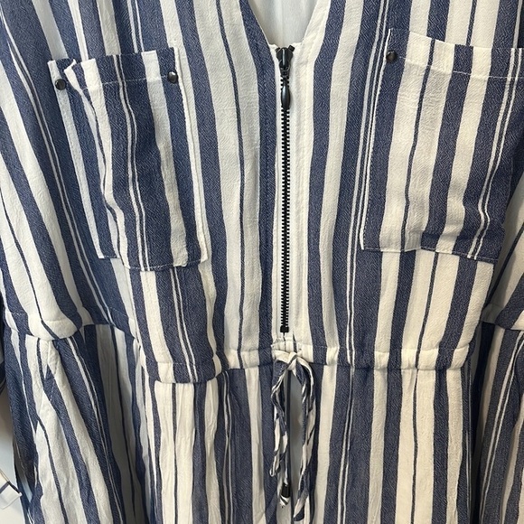 Torrid Stripe Zip Summer Dress Size Large - Picture 4 of 6